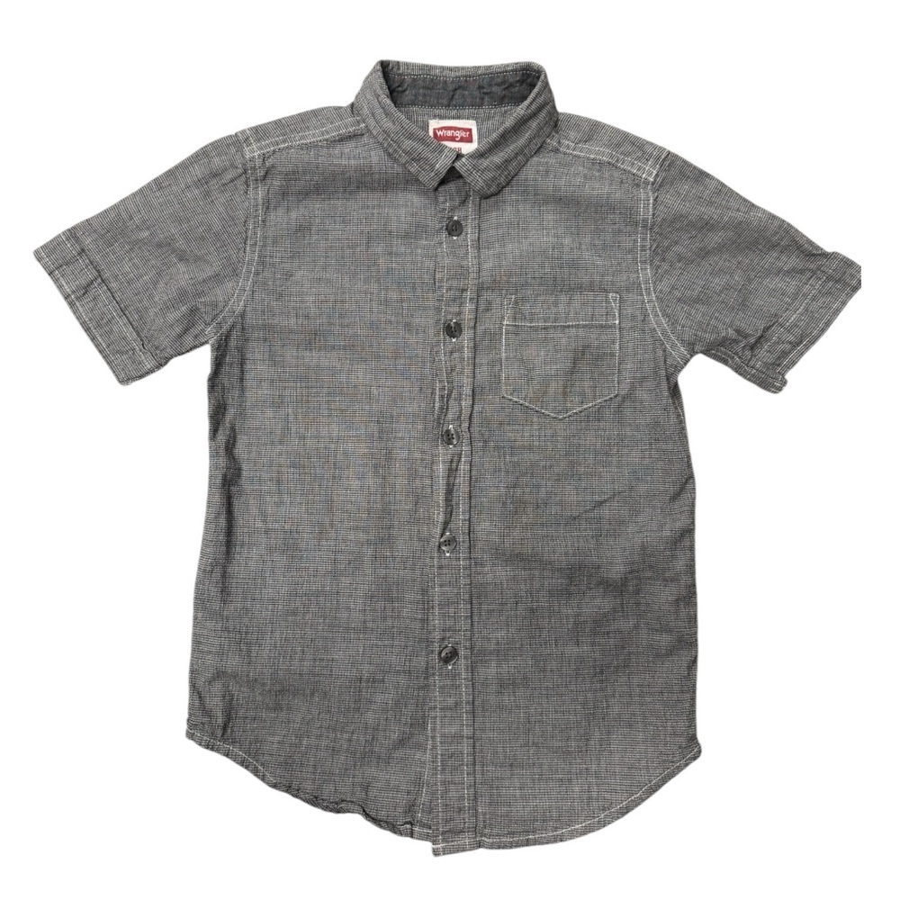 Boys Wrangler Button Down Shirt Size S 6/7